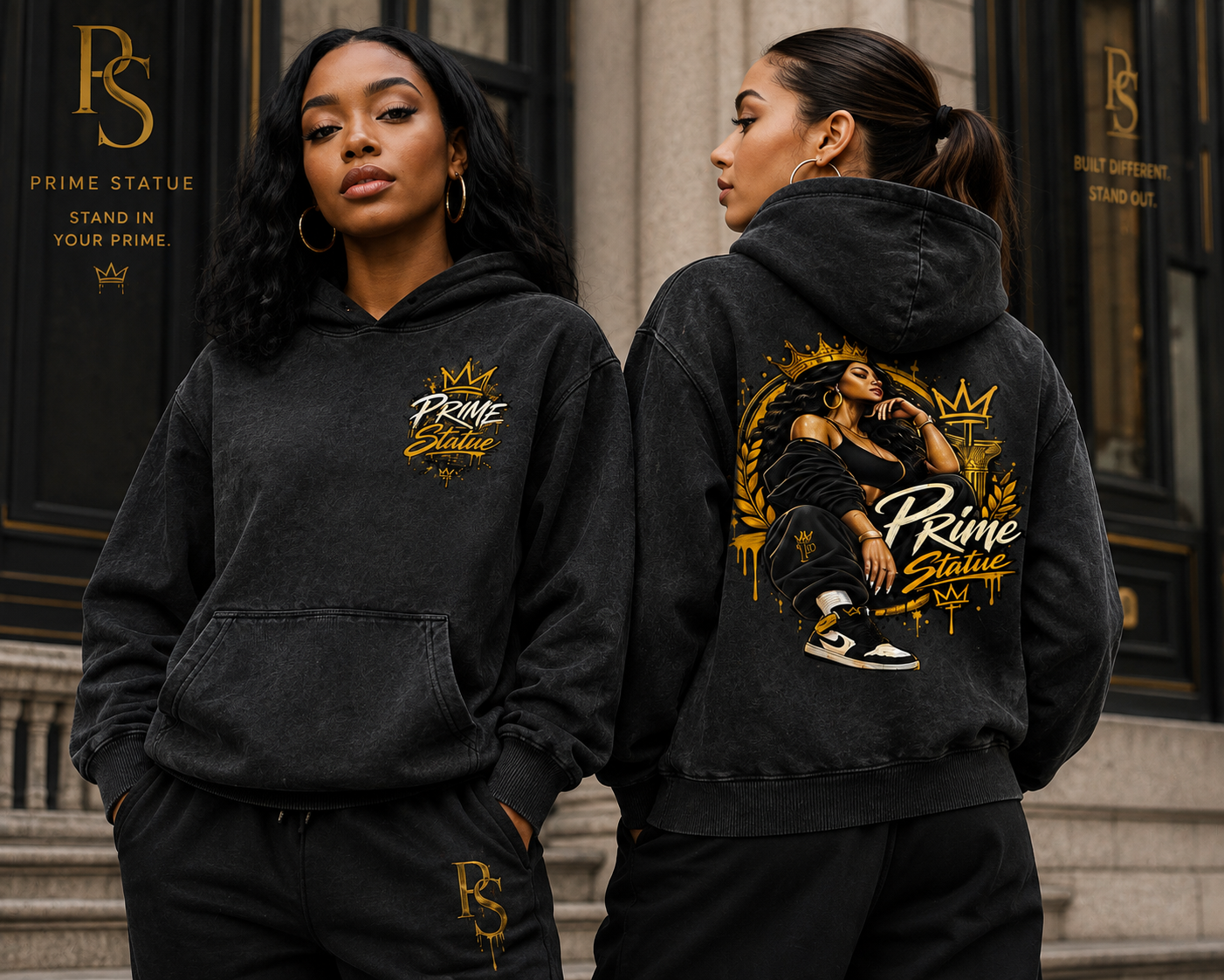 PRIME STATUE: FEMALE CROWN LEGACY HOODIE