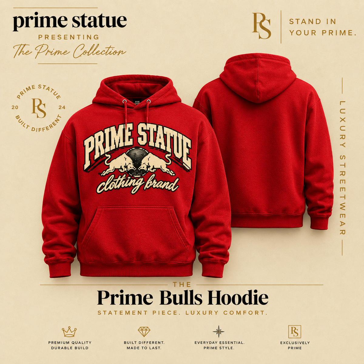 The Prime Bulls Hoodie
