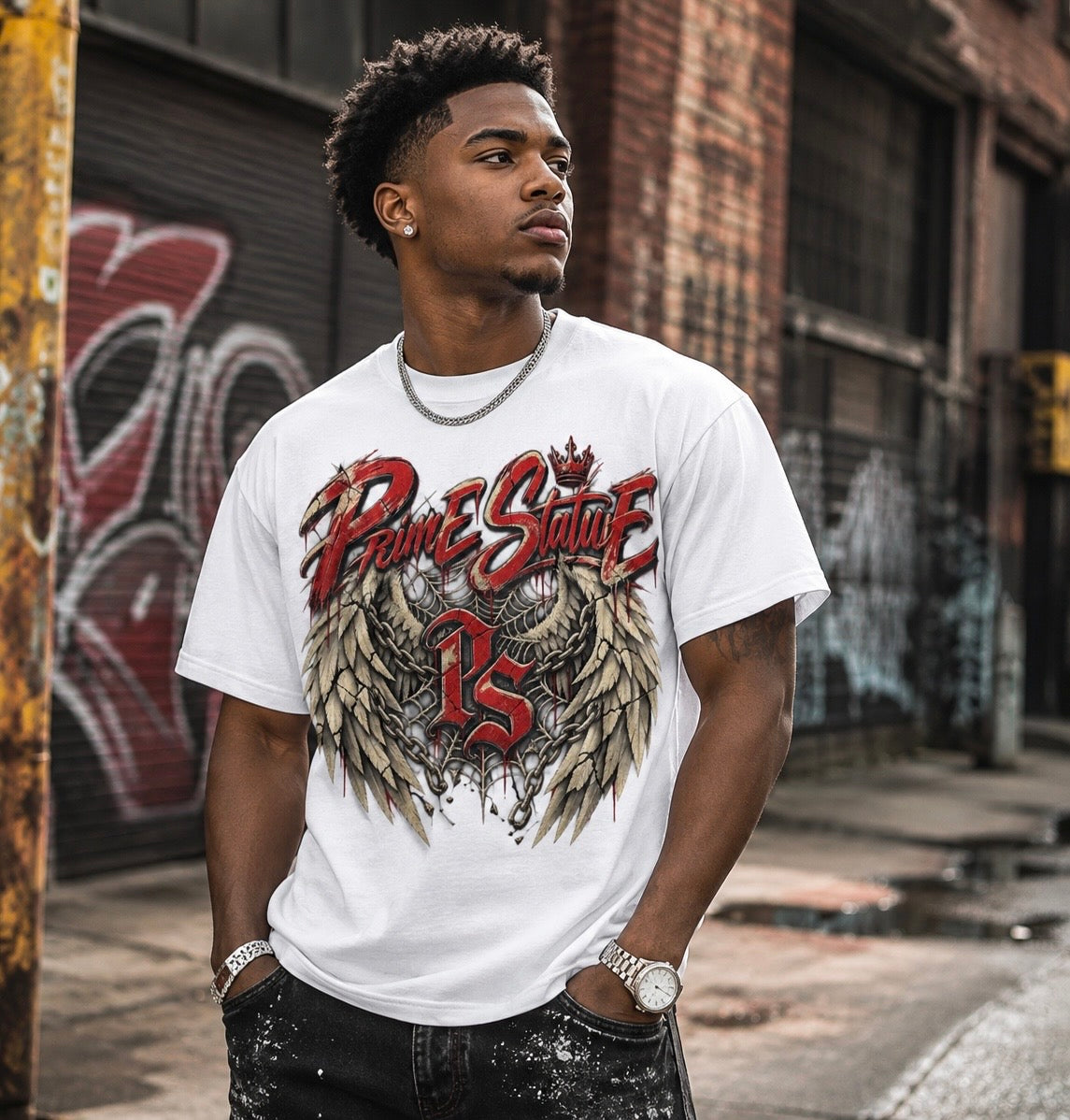Prime Statue: Chained Wing Tee