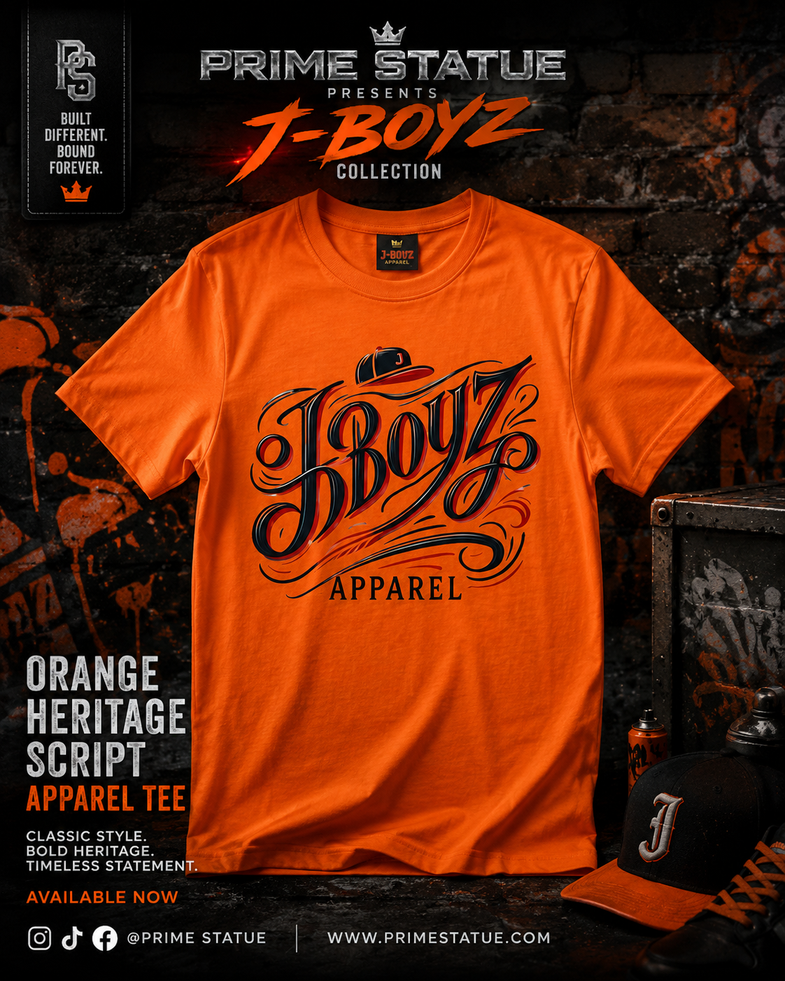 Heritage Script Apparel Tee